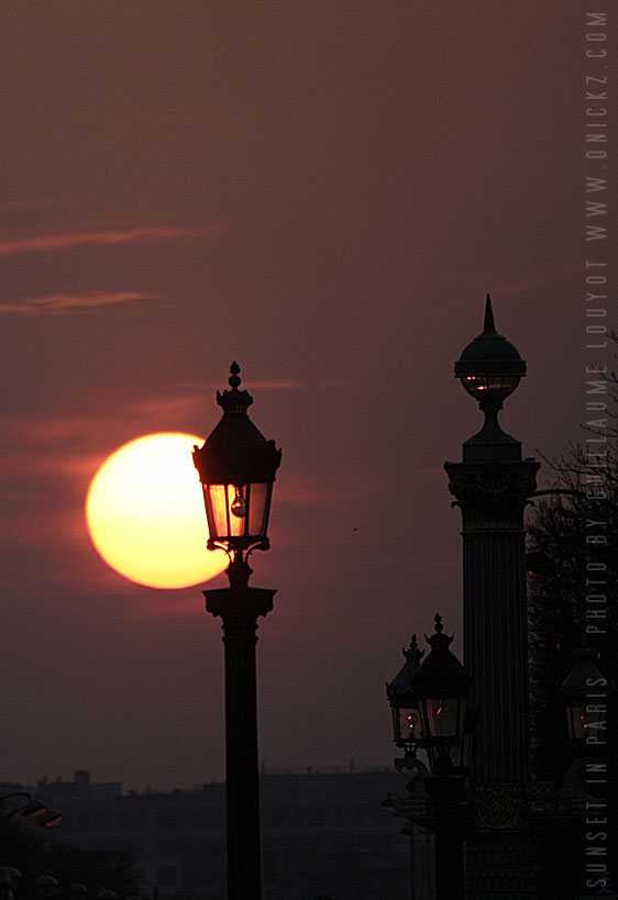 Sunset In Paris